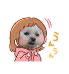 りり と にゃごちびまめたろうスタンプ（個別スタンプ：15）