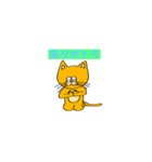 ポジティブねこちゃんさん（個別スタンプ：1）