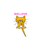 ポジティブねこちゃんさん（個別スタンプ：3）