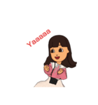即レス！ 女の子、便利スタンプ。（個別スタンプ：6）