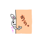 ピースんうさぎ（個別スタンプ：8）