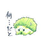 ちょっと古風なハリネズミさん（個別スタンプ：3）
