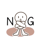 「NO・NG」の詰め合わせ（個別スタンプ：1）