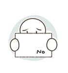 「NO・NG」の詰め合わせ（個別スタンプ：36）