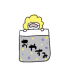 毎日使えるカラフルスタンプ/挨拶/女の子（個別スタンプ：8）