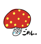毎日使えるカラフルスタンプ/挨拶/女の子（個別スタンプ：12）