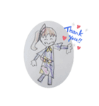 小1が書いたイラスト③（個別スタンプ：2）
