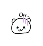 かわいいくま？パンダ？の日常スタンプ（個別スタンプ：6）
