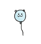 かわいいくま？パンダ？の日常スタンプ（個別スタンプ：11）