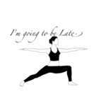 YOGA LIFE in English (修正版)（個別スタンプ：14）