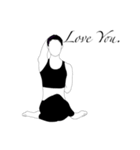 YOGA LIFE in English (修正版)（個別スタンプ：17）