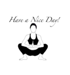 YOGA LIFE in English (修正版)（個別スタンプ：19）