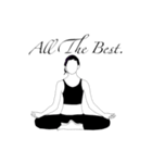 YOGA LIFE in English (修正版)（個別スタンプ：20）
