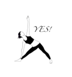YOGA LIFE in English (修正版)（個別スタンプ：23）