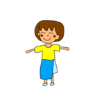 個性派服装自由な女の子（個別スタンプ：2）