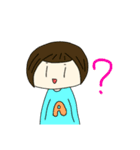 小4が作った女の子スタンプ（個別スタンプ：8）