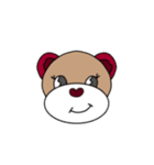 MOUchans リーティー＆ウールー（個別スタンプ：1）