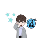 子犬系ホストスタンプ（個別スタンプ：14）
