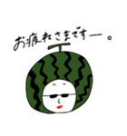 毎日使える被り物スタンプ/シュール/関西弁（個別スタンプ：8）