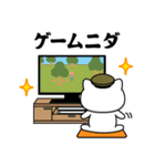 軍人にゃんこ29（ニセ韓国語）（個別スタンプ：37）