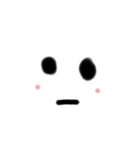シンプルな かお（個別スタンプ：1）