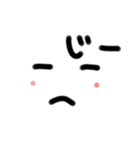 シンプルな かお（個別スタンプ：7）