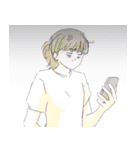 オタク気味アラサー女子（個別スタンプ：8）