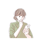 オタク気味アラサー女子（個別スタンプ：15）