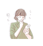 オタク気味アラサー女子（個別スタンプ：16）