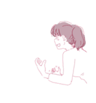 オタク気味アラサー女子（個別スタンプ：21）