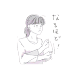 オタク気味アラサー女子（個別スタンプ：32）