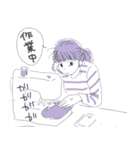 オタク気味アラサー女子（個別スタンプ：40）