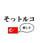 国名ダジャレ トルコver.（個別スタンプ：12）