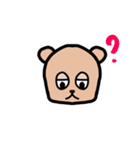 くまちゃんの返事スタンプ（個別スタンプ：6）
