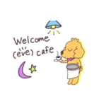 (eve)cafeへようこそ。（個別スタンプ：1）