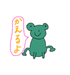 こども作ダジャレあにまるず（個別スタンプ：4）