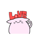 カラフルねこズの基本スタンプ（個別スタンプ：4）