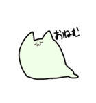 カラフルねこズの基本スタンプ（個別スタンプ：8）