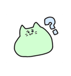 カラフルねこズの基本スタンプ（個別スタンプ：9）