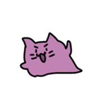 カラフルねこズの基本スタンプ（個別スタンプ：14）
