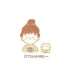 女の子とネコと日常（個別スタンプ：24）