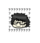 もじゃ男スタンプ(公式)（個別スタンプ：3）