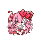 魔法少女Vtuber【綺月める】のスタンプ（個別スタンプ：1）