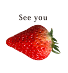 いちご Strawberry と えいご English（個別スタンプ：13）