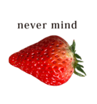 いちご Strawberry と えいご English（個別スタンプ：21）