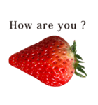 いちご Strawberry と えいご English（個別スタンプ：22）