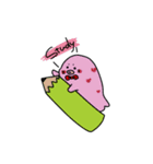 ゆるゆるあざらしのなかまたち（個別スタンプ：5）