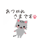 ふわふわねこクリエイター（個別スタンプ：3）