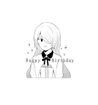 女の子、時々ジト目のうさぎ。（個別スタンプ：10）