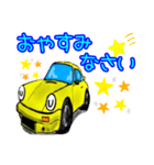 スポーツカーで挨拶（個別スタンプ：7）